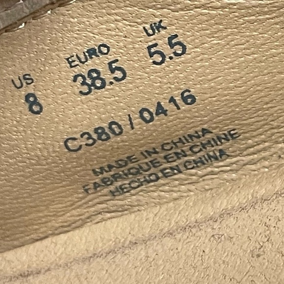 Pour La Victoire Ivory/Cream Tegan Bow Loafer Leather Classic Chic size 8 - Picture 4 of 13